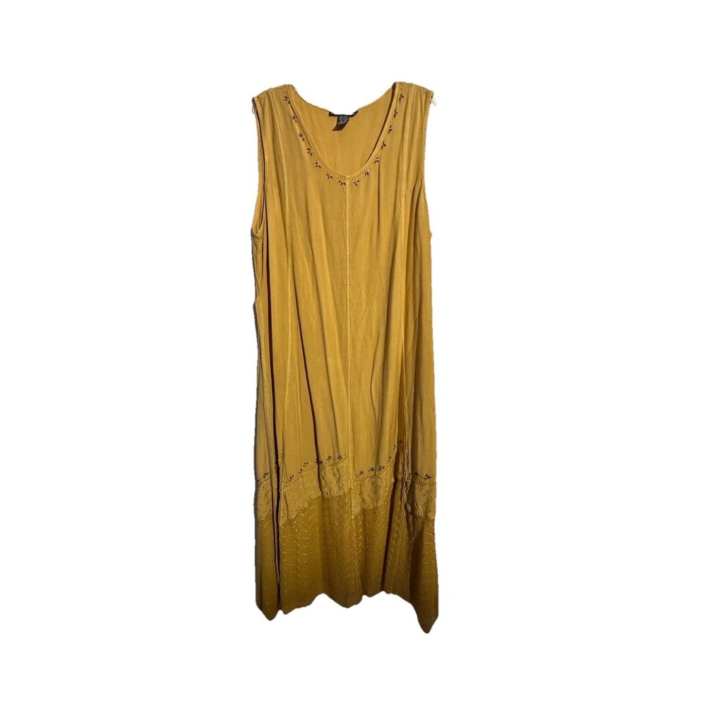Mlle Gabrielle maxi dress in a lovely mustard yellow22W